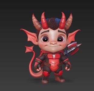 chibi demon warrior 3