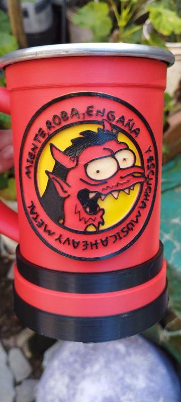 CHOP 500 Y 1 LITRO LOS SIMPSON DIABLO