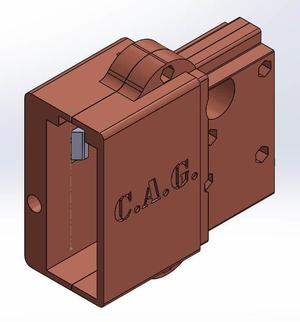 Airsoft Magazine Adapter - M12 to TM to suit Odin Speed loader