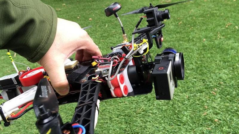 TBS Discovery adaptor mount gimbal Tarot T-2D