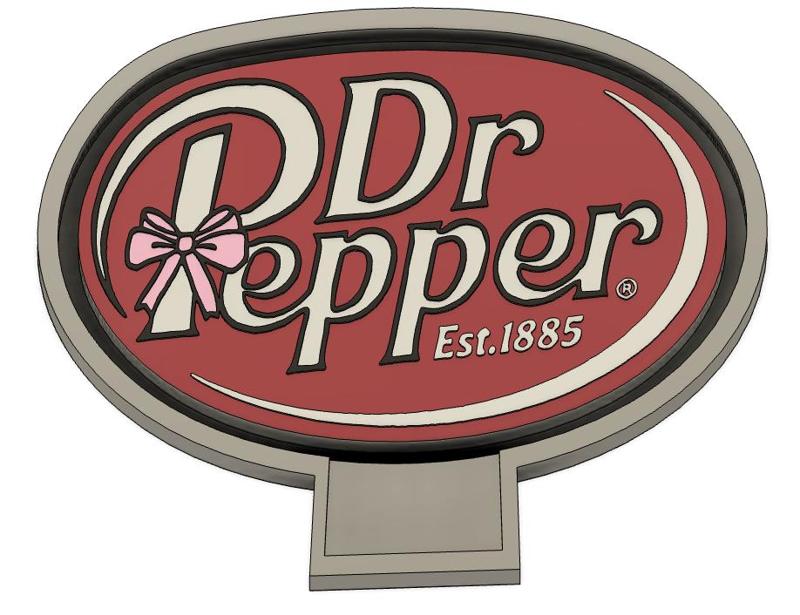Dr. Pepper Car Freshie Silicone Mold Housing