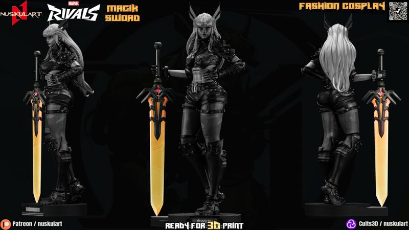 Magik Sword - Real Size - Marvel Rivals - Fashion Cosplay Props
