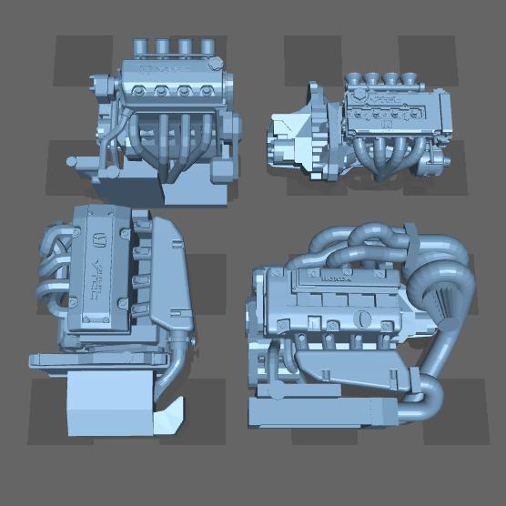 [H]WAVE PACK ENGINE 1/64 HOTWHEELS CUSTOM