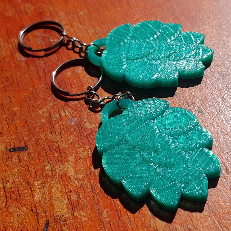 Beer Hops Key Chain
