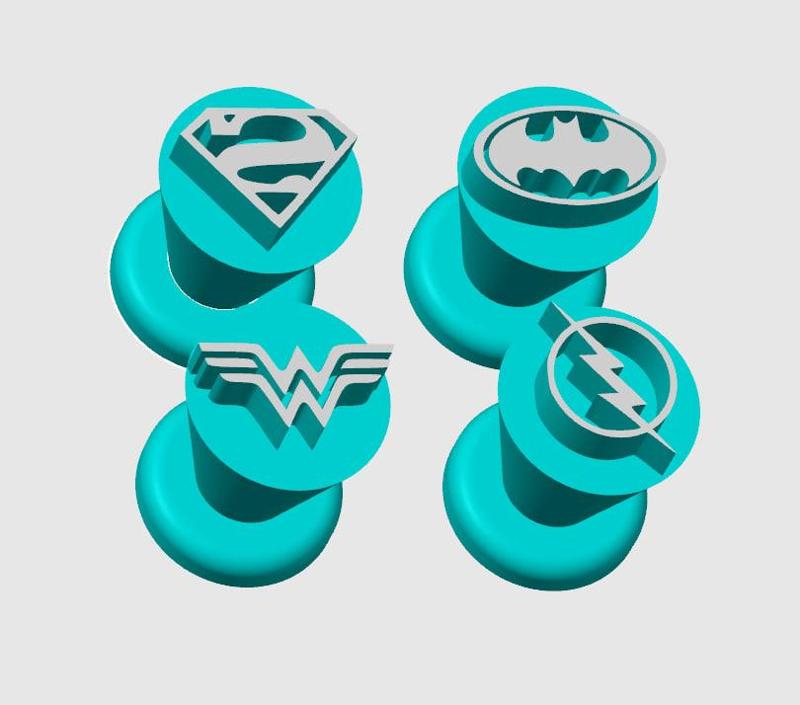 CARIMBO BRIGADEIRO LIGA DA JUSTIÇA