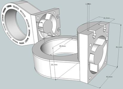 extruder cooling fan extruder cooling fan 40mm