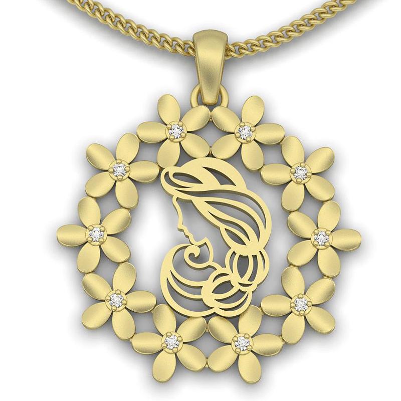 Flower pendant