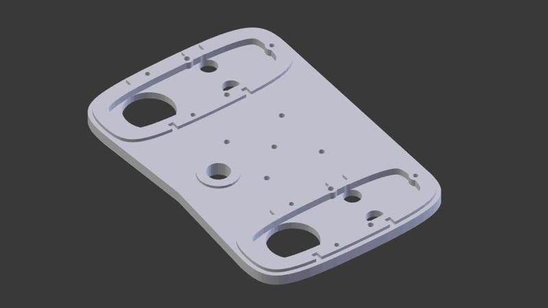 C270 Stereo Mount Plate