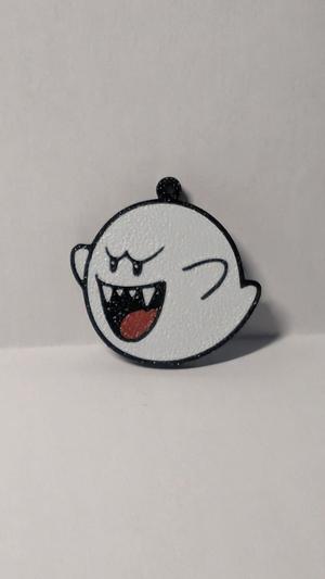 Super Mario boo ghost keychain