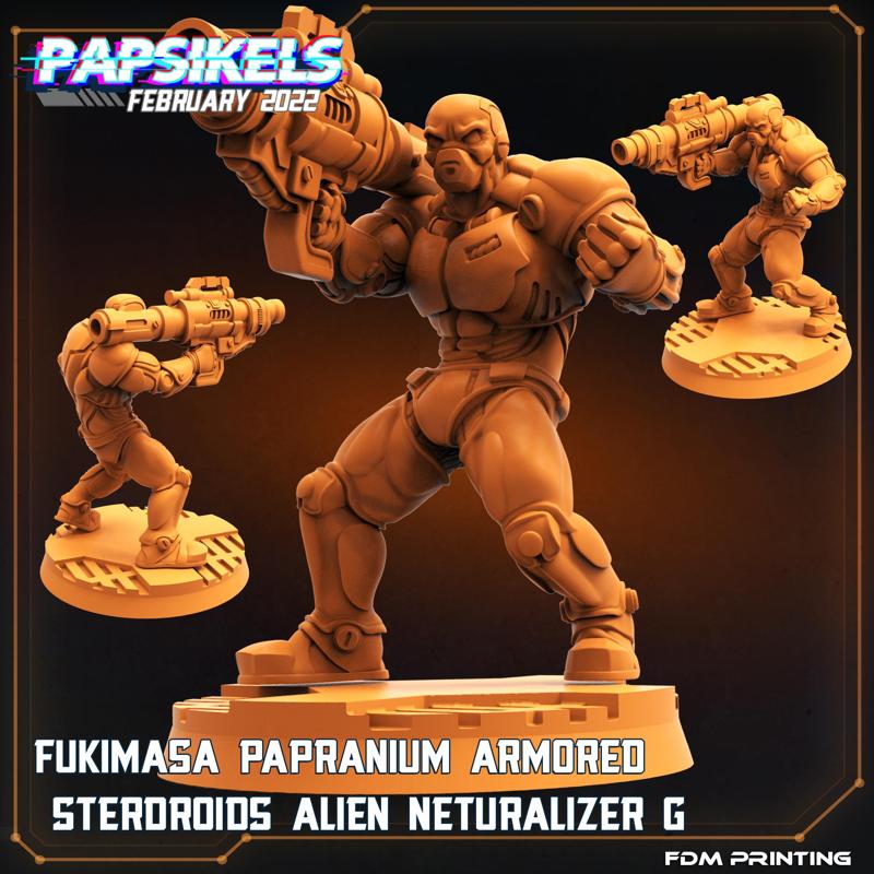 FUKIMASA PAPRANIUM ARMORED STERDROID ALIEN NEUTRALIZER G