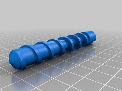 Extruder screw test print