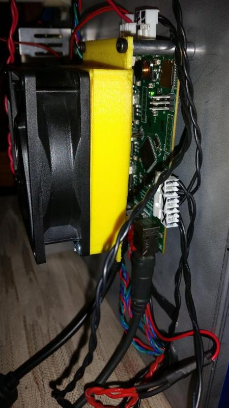 Solidoodle 3 Electronics 80mm Fan Adapter