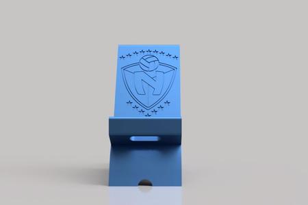 phone stand with National logo