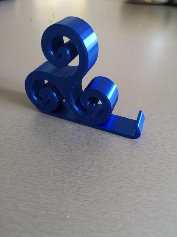 Telephone holder triskell