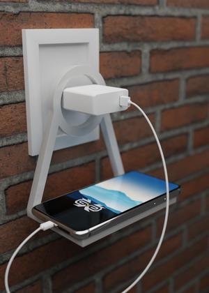 Wall Charging Phone Stand