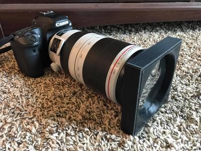 Solar Filter Lens Hood for Canon 100-400mm (77mm diameter)