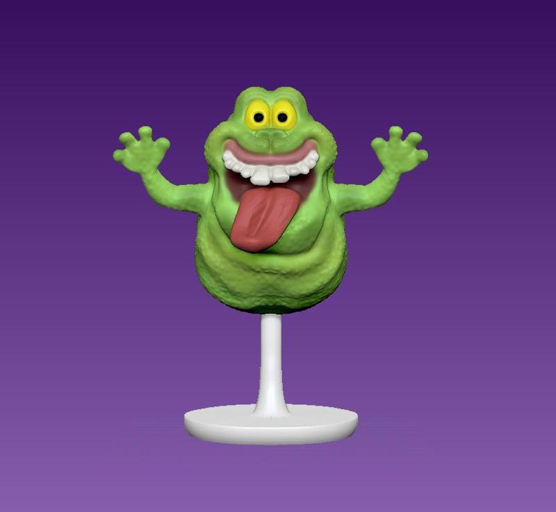 slimer from ghostbusters