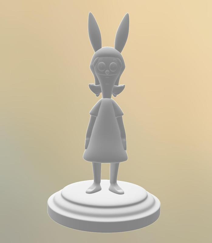 Bob's Burgers - Louise Bishop Chess Piece