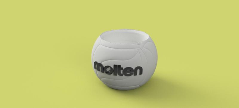 MOLTEN volleyball matte for polymer NOST3RD