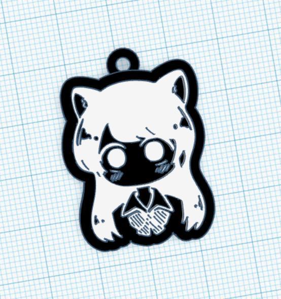 Komi-san keychain