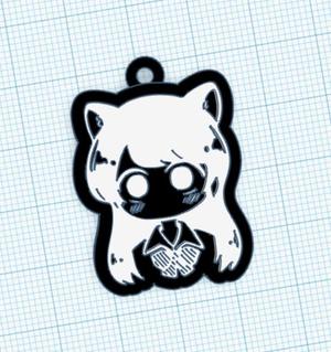 Komi-san keychain