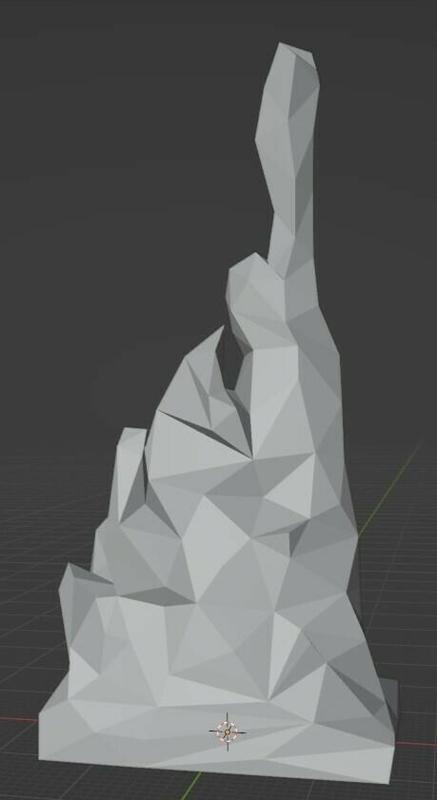 Faceted Finger of God. Agaete. Gran Canaria. Canary Islands