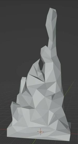 Faceted Finger of God. Agaete. Gran Canaria. Canary Islands