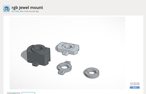 neopixel jewel mount