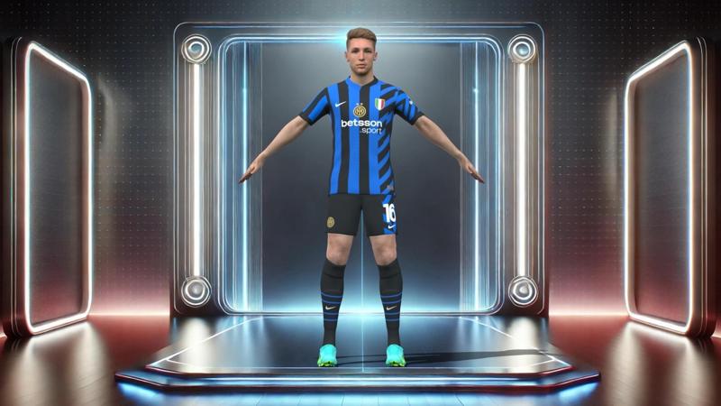 3D Rigged Davide Frattesi Inter Milan 2025