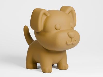 Mini Cute Dog Figurine