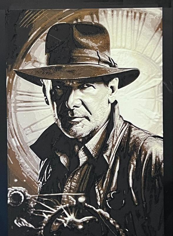 Portrait Indiana Jones hueforge