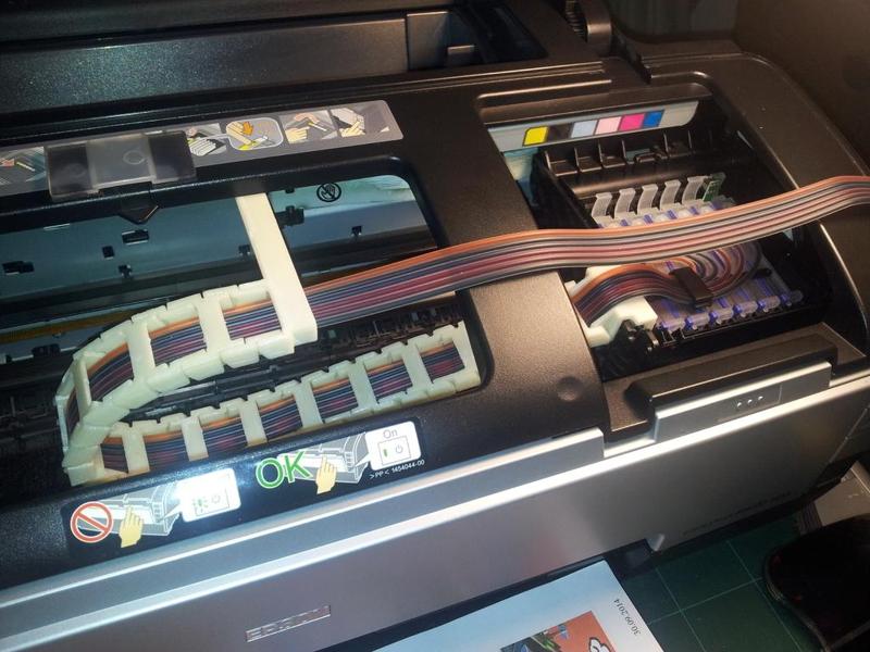 Cable chain for CISS epson 1410