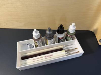 Painting tray organiser