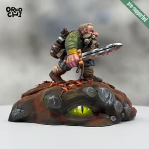 Dwarven Relic Hunter – Pre-supported Fantasy Miniature