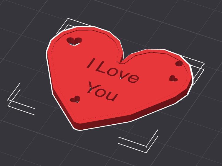 Red Heart Ring - Valentine's Day, I Love You, Girl