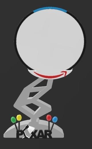 Suporte Alexa Echo Pop Luxo Jr Luminária Pixar (SEM SUPORTE)