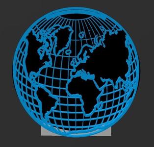 Suporte Alexa Echo Pop World Map