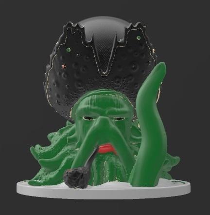 Suporte Alexa Echo Dot 4a e 5a Geração Kraken Davy Jones Piratas do Caribe