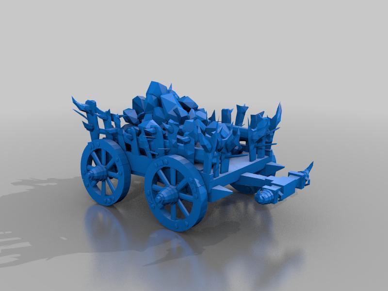 carts filled with loot - aos - wtw - terrain