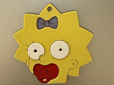 Maggie Simpson Keychain