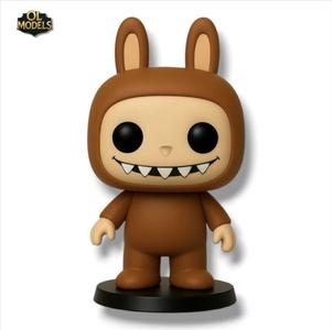 Labubu Chibi Figure 3D Model