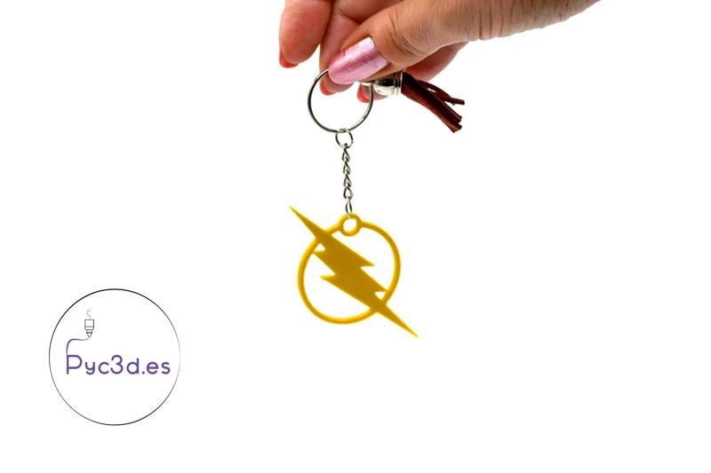 FLASH LOGO KEYCHAIN