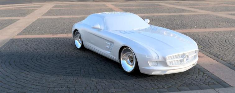 SLS AMG Merc for OpenZ V5 Drift 98mm