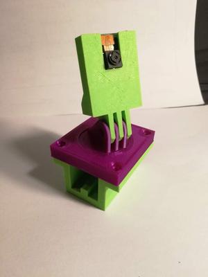 Turret extension for Raspberry Pi camera mount for Ender 5