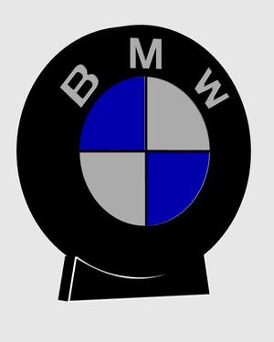 BMW logo lightbox without ams or with