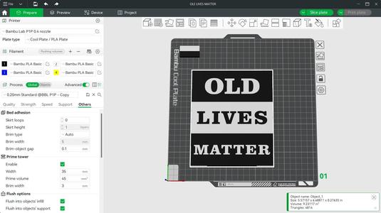 Old Lives Matter Sign