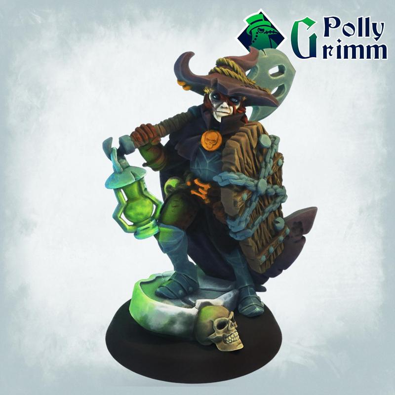 Fantasy miniatures for tabletop games. Grimwood Tales. Hexblood hunter
