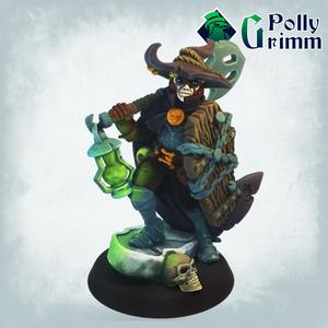 Fantasy miniatures for tabletop games. Grimwood Tales. Hexblood hunter