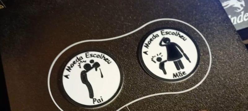 Moeda da Escolha - Hora da Fralda/ Decision Coin - Diaper Time