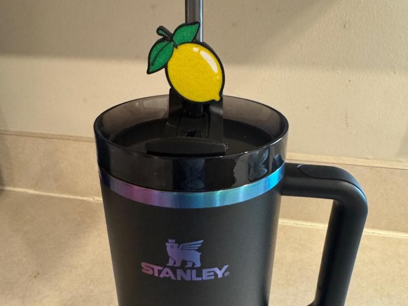 Lemon Stanley Cup Straw Topper